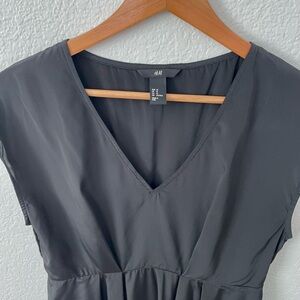 H&M Black Pullover Midi Dress - 12